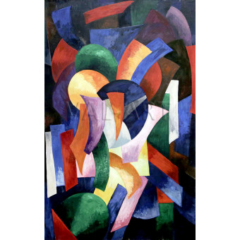 РЕПРОДУКЦИИ НА КАРТИНИ Динамика на цвета (1917)